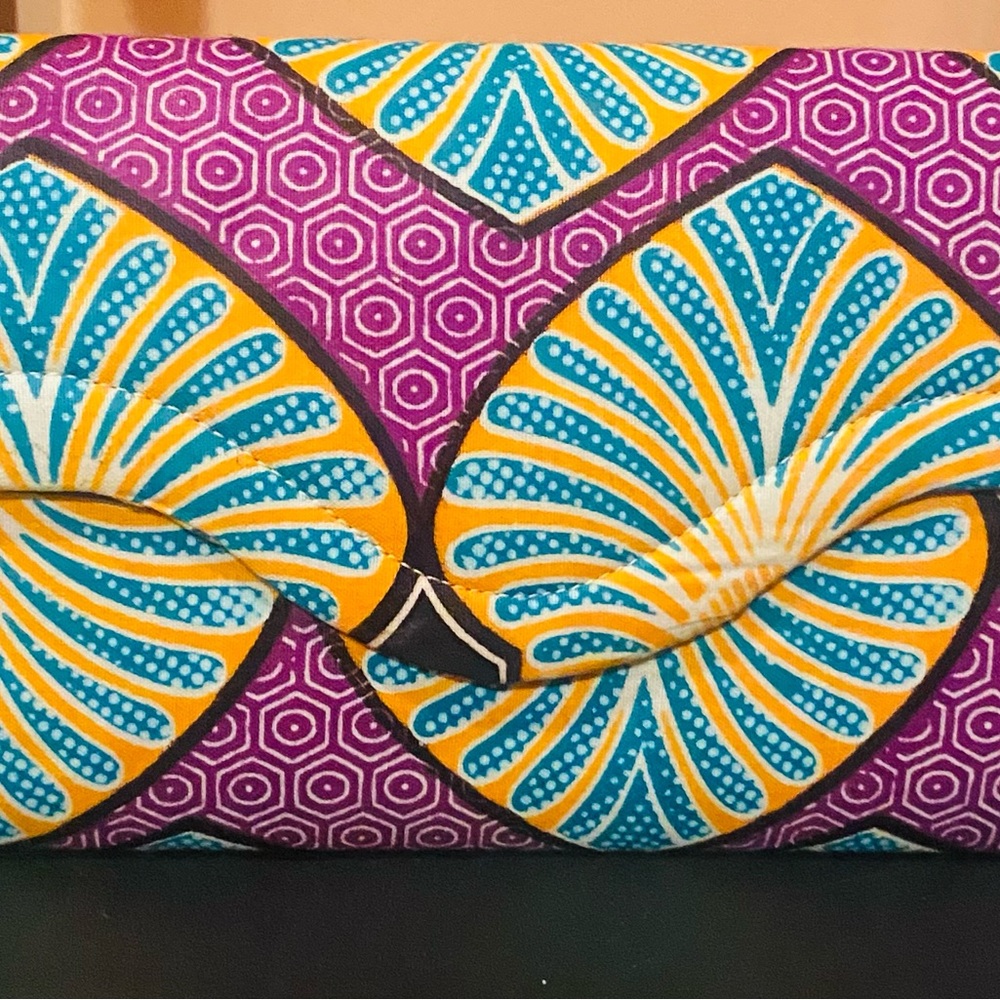 Colorful Patterned Clutch Bag